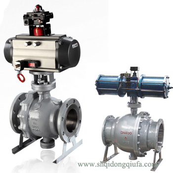 氣動(dòng)硬密封耐高溫球閥