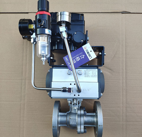 氣動(dòng)球閥-調(diào)節(jié)型-不銹鋼-DN25-川耐